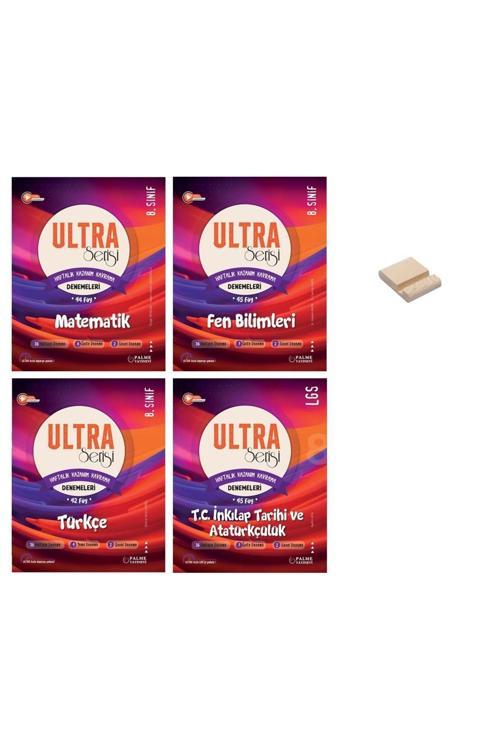 Palme Yayınevi Lgs 8. Sınıf Ultra Matematik Fen Türkçe Ve İnkılap 4Lü Haftalık Denemeleri
