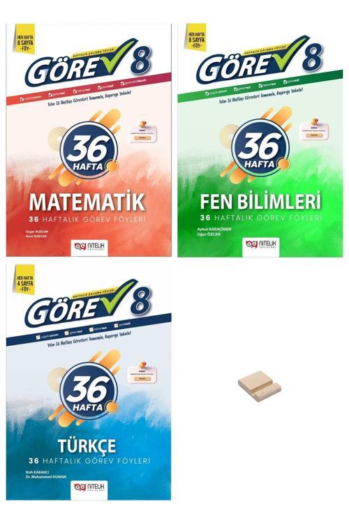 Nitelik Yayınları Lgs 8. Sınıf Matematik Fen Ve Türkçe 3Lü Set 36 Haftalık Görev Föyleri