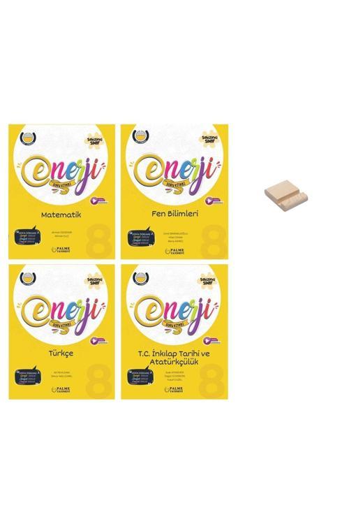Palme Yayınevi Lgs 8. Sınıf Enerji Matematik Fen Türkçe Ve İnkılap 4Lü Soru Bankası Seti