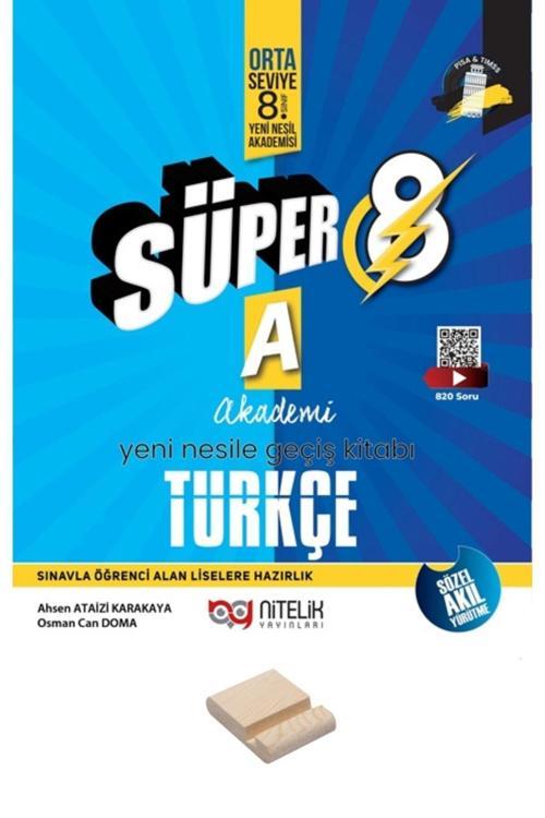 Nitelik Yayınları Lgs 8. Sınıf Yeni Nesile Geçiş A Süper Türkçe Soru Bankası