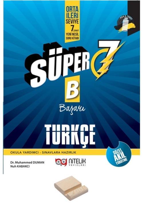 Nitelik Yayınları 7. Sınıf Beceri Temelli B Serisi Türkçe Soru Bankası