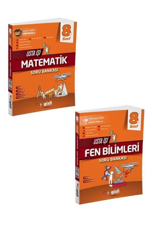 Gizli Yayınları 8.Sınıf  Matematik- Fen Bilimleri Usta İşi  Soru Bankası