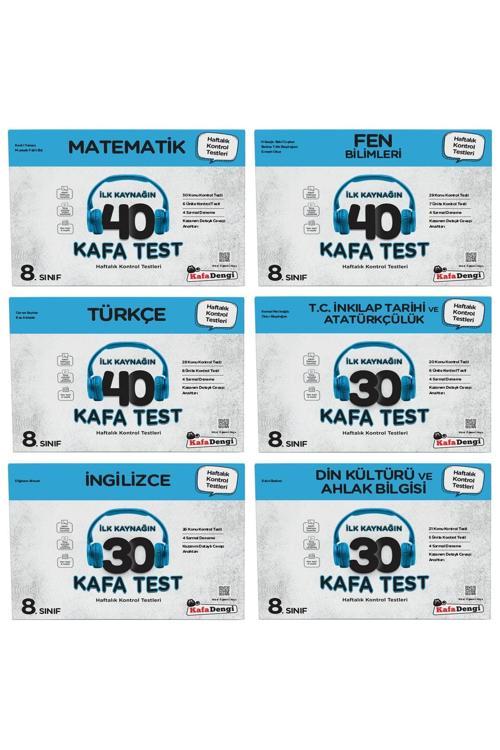 Kafa Dengi Yayınları Lgs 8. Sınıf Çöz Bitir Yaprak Test Tüm Dersler Set