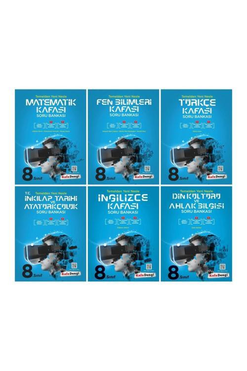 Kafa Dengi Yayınları Lgs 8. Sınıf Soru Bankası Tüm Dersler 6Lı Set