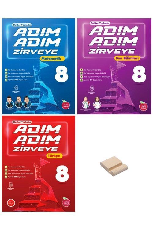 Newton Yayınları Lgs 8. Sınıf Adım Adım Matematik Fen Ve Türkçe Konu Anlatımlı 3Lü Set