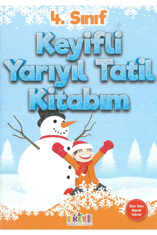 Kaliteli Eğitim Yayınları Keyifli Yarıyıl Tatil Seti 4.Sınıf | 2 Kitap | Karne Kılıfı Hediyeli |