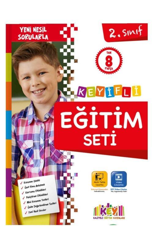 Key Kaliteli Eğitim Yayınları 2. Sınıf Key Keyifli Eğitim Seti (8 Kitap)