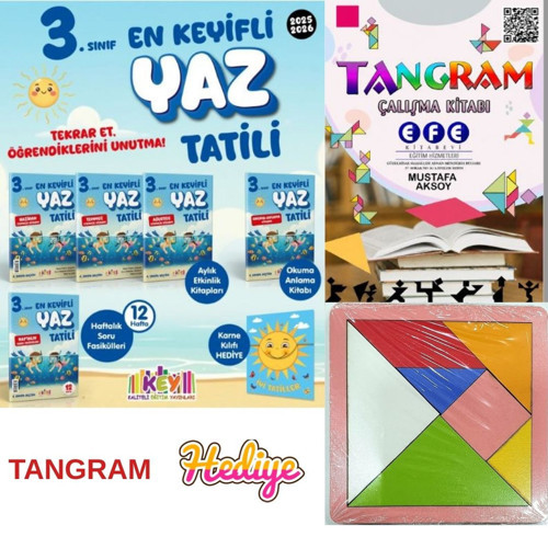 3. Sınıf En Keyifli Yaz Tatil Seti (5 Kitap) •( 2026) Maarif Modeline Tam Uyumlu • Toplu alımlarda Karne Kılıfı HEDİYE