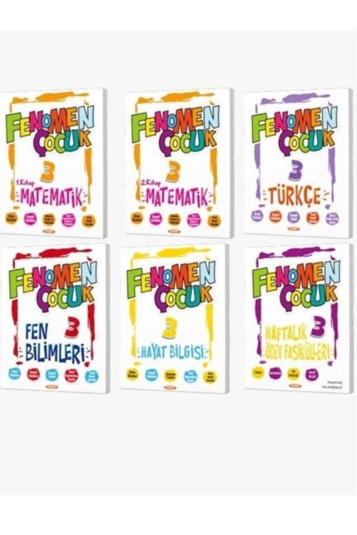 Fenomen Çocuk 3.Sınıf Set (6 Kıtap) + Haftalık Ödev Fasıküllerı 6 Kitap