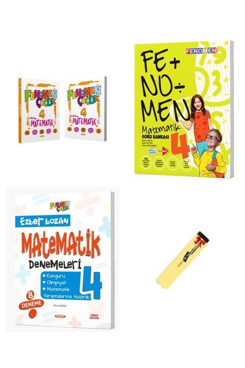 Fenomen Yayıncılık 4. Sınıf Matematik Konu Anlatımı Soru Bankası Ve Deneme 3Lü Set