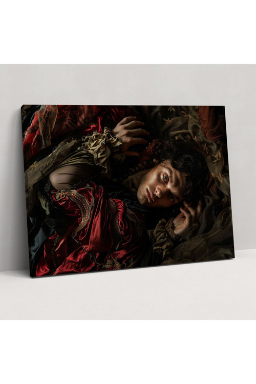 Caravaggio Tarzı Duvar Dekorasyonu: Dramatik Figür Portre Kanvas Tablo, Caravaggio