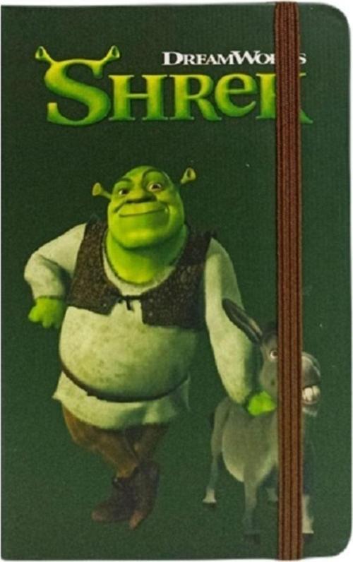 Sherek Sert Kapak Mini Not Defteri Yeşil 80 Yaprak Çizgisiz 9X14Cm Dft-388432