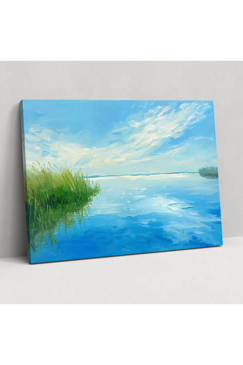 Sakin Göl Kanvas Tablo - Claude Monet, Kanvas Tablo, Duvar Dekorasyonu, Kanvas Tablo