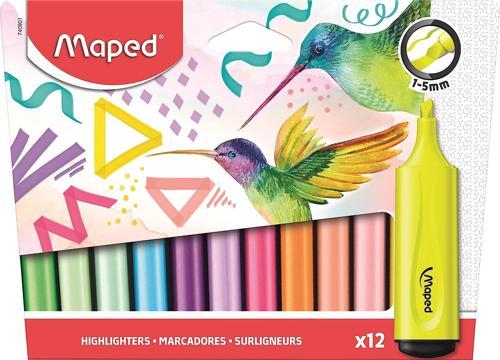Fosforlu Kalem (İşaret Kalemi) Pastel 12 Renk Blister 740901