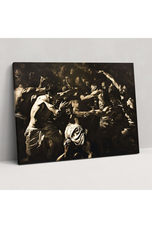 Caravaggio Tarzı Duvar Tablosu - Caravaggio, Duvar Dekorasyonu, Ev Dekorasyonu, Kanvas Tablo
