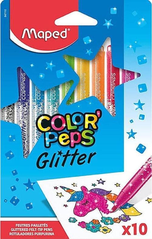 Glitter Keçeli Kalem 10 Renk 847110