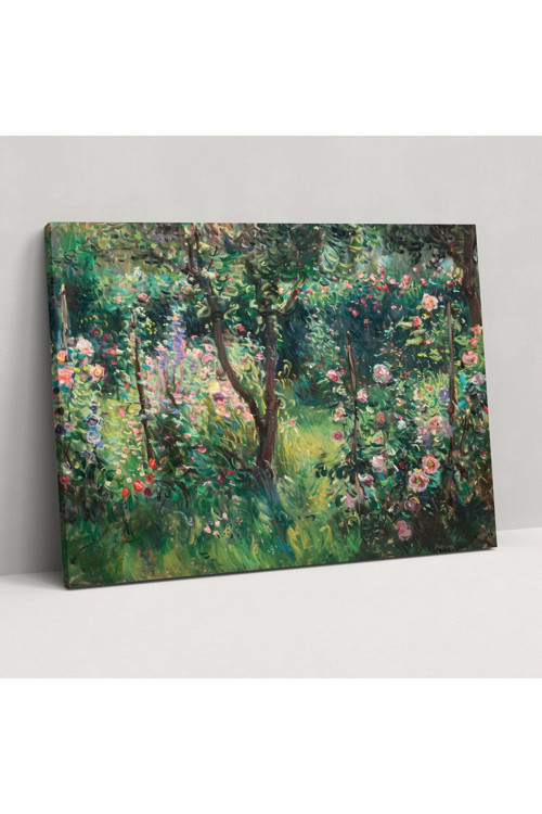 Claude Monet Bahçesi Kanvas Tablo - Claude Monet, Ev Dekorasyonu, Kanvas Tablo, Kanvas Tablo