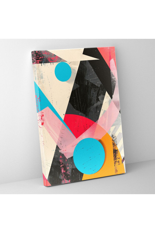 Andy Warhol Geometrik Şekiller Duvar Tablosu - Andy Warhol, Duvar Tablosu, Andy Warhol, Kanvas Tablo