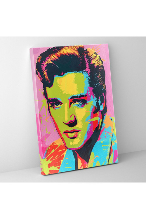 Andy Warhol Kanvas Tablo Elvis Presley Portresi, Andy Warhol, Kanvas Tablo Tablo