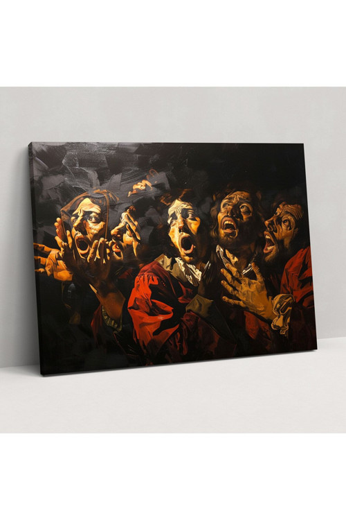 Caravaggio Tarzı Duvar Tablosu - Caravaggio, Duvar Tablosu, Duvar Dekorasyonu, Kanvas Tablo
