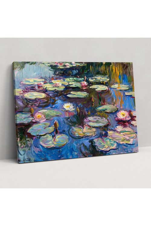 Claude Monet Nilüferler Kanvas Tablo, Claude Monet, Kanvas Tablo, Kanvas Tablo