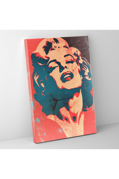 Andy Warhol Tipografi Kanvas Tablo, Andy Warhol, Kanvas Tablo Tablo