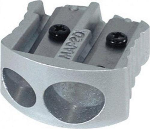 Klasik Metal Çift Delikli Kalemtıraş (20 Li Paket) 3154145067002