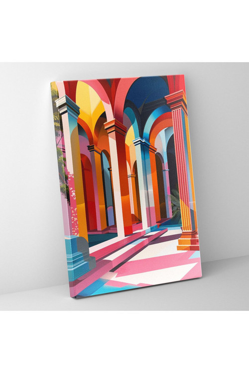 Klasisizm Pop Art ile Buluşuyor Kanvas Tablo, Klasisizm Ve Popart, Kanvas Tablo