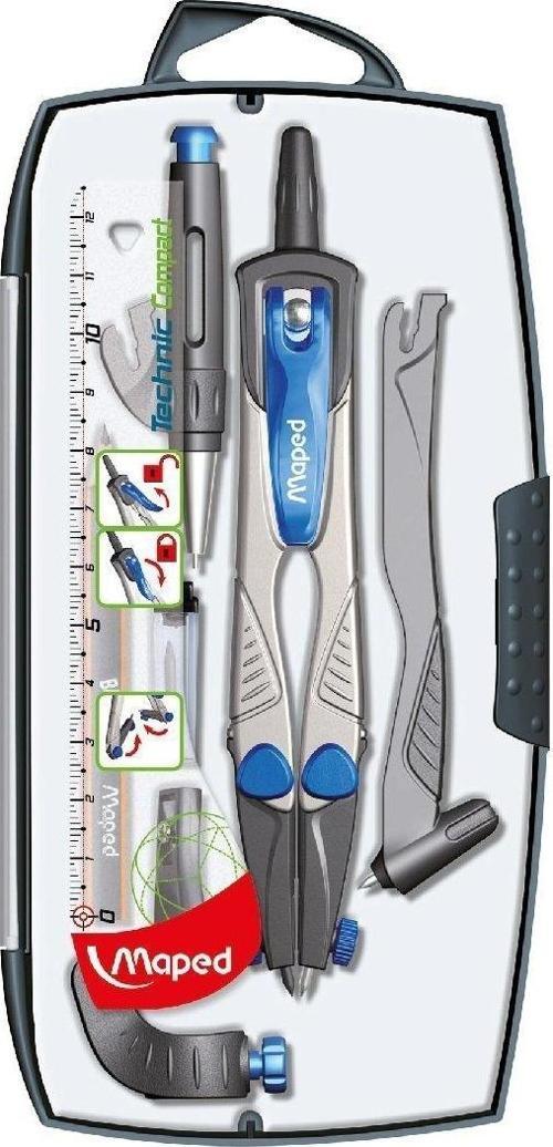 Technic Compact Uzatma Ayaklı Pergel Seti 7 Li 3154145387179
