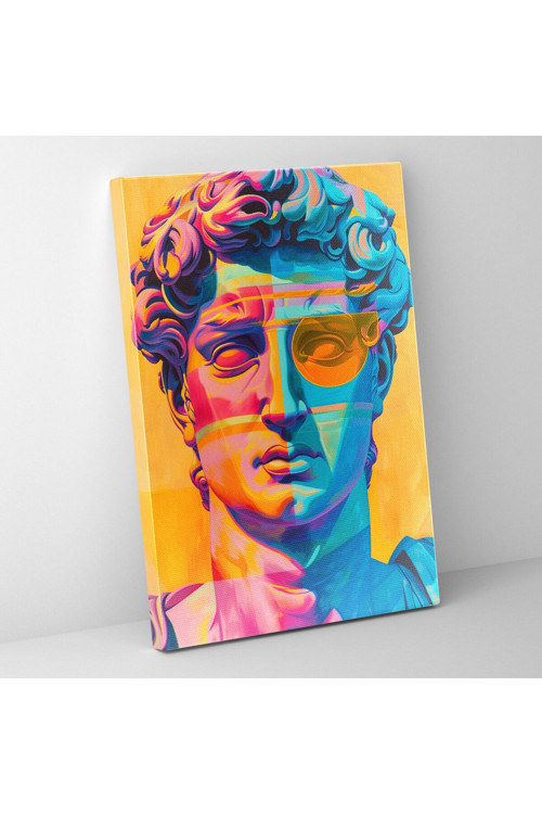 Klasisizm Pop Art ile Buluşuyor Kanvas Tablo, Klasisizm Ve Popart, Kanvas Tablo, Duvar Dekorasyonu