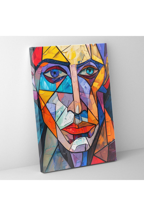 Kübizm Duvar Tablosu, Picasso'dan Esinlenen Kanvas Tablo, Kübizm, Kanvas Tablo