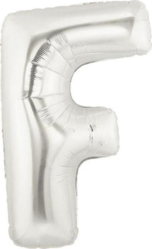 Folyo Balon 100 Cm Harf Şişirilmemiş Gümüş (F Harfi) 00849