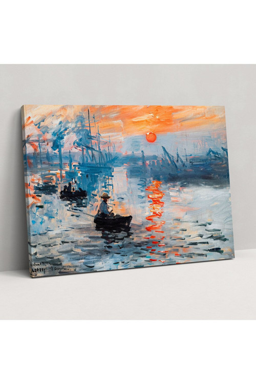 Impression Sunrise Claude Monet Duvar Tablosu, Claude Monet, Kanvas Tablo