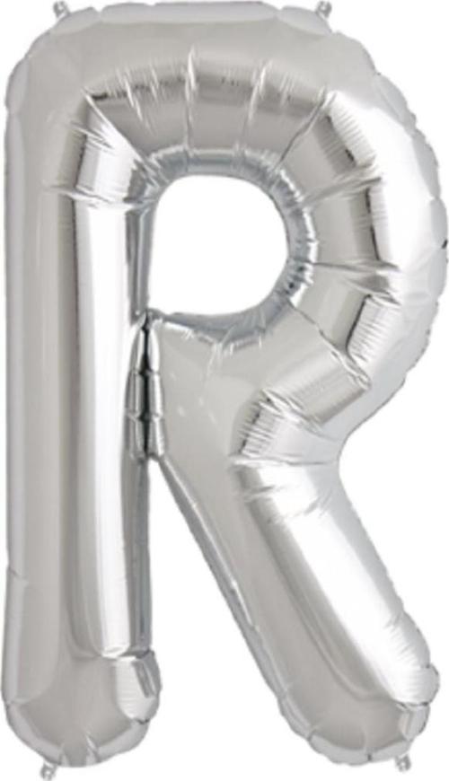 Folyo Balon 100 Cm Harf Şişirilmemiş Gümüş (R Harfi) 00854