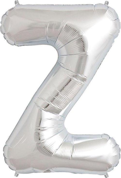 Folyo Balon 100 Cm Harf Şişirilmemiş Gümüş (Z Harfi) 01364