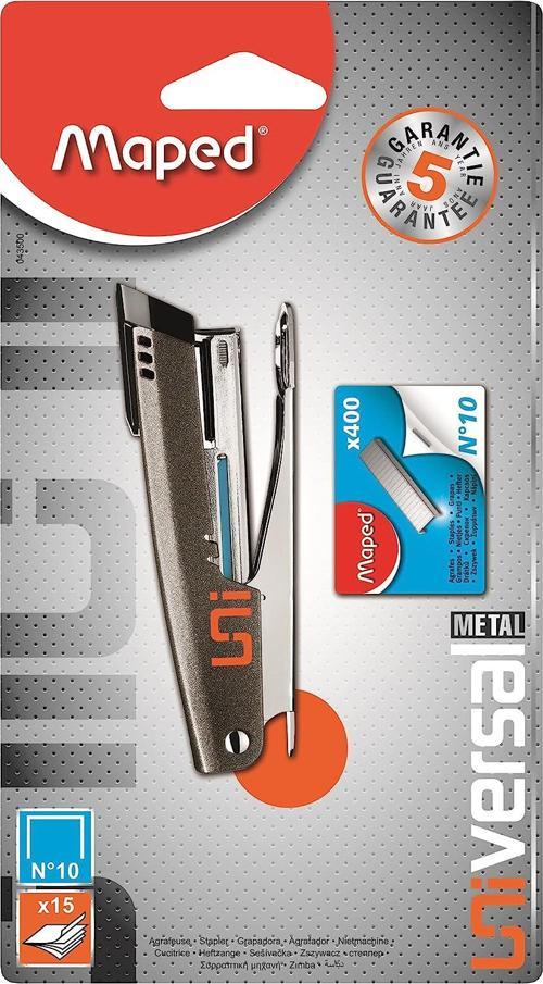 Universal Metal Mini Pocket Zımba Makinesı Seti No:10 + 400 Tel Blister 043500