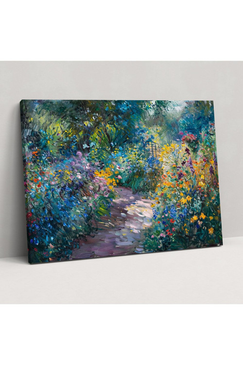 Claude Monet Güneş, Benekli Bahçe Kanvas Tablo, Claude Monet, Duvar Dekorasyonu, Duvar Tablosu