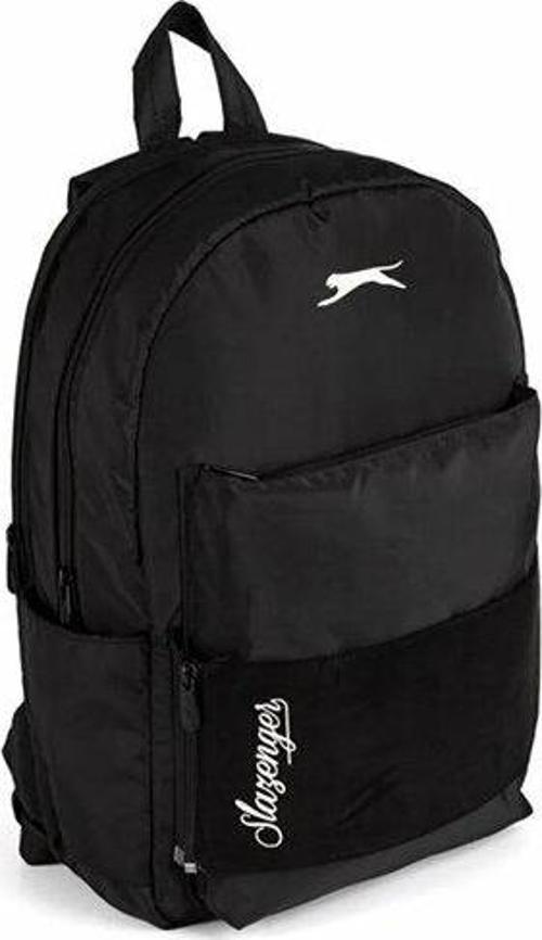 Okul Sırt Çantası Slazenger Siyah Önü Bant Detaylı Paraşüt 23144