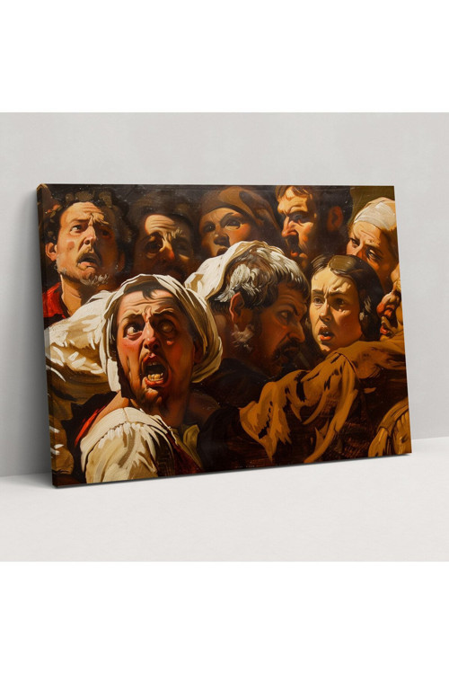 Caravaggio Tarzı Duvar Dekorasyonu - Caravaggio, Kanvas Tablo, Duvar Tablosu, Duvar Dekorasyonu