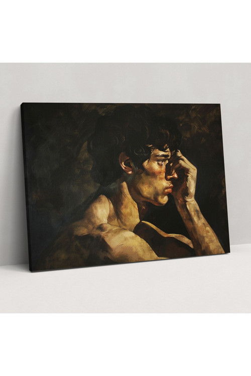 Caravaggio Tarzı Kanvas Tablo - Caravaggio, Ev Dekorasyonu, Duvar Tablosu, Kanvas Tablo
