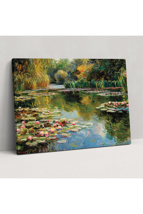 Nilüferlerin Ruhani Bahçesi Claude Monet Kanvas Tablo, Claude Monet, Duvar Tablosu