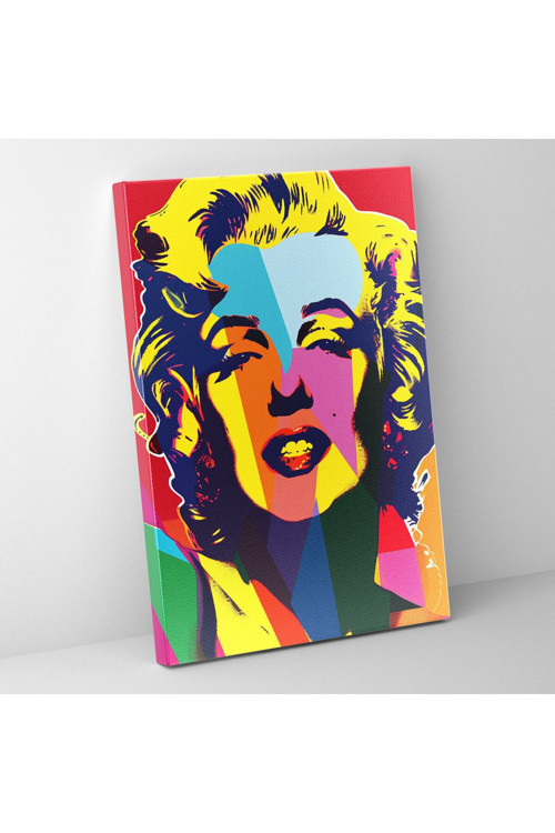 Andy Warhol Pop Art Kanvas Tablo, Andy Warhol, Kanvas Tablo Tablo
