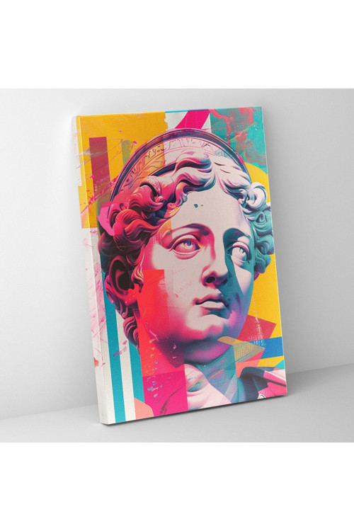Modern Rönesans Pop Art Kanvas Tablo, Klasisizm ve Popart, Kanvas Tablo, Duvar Tablosu