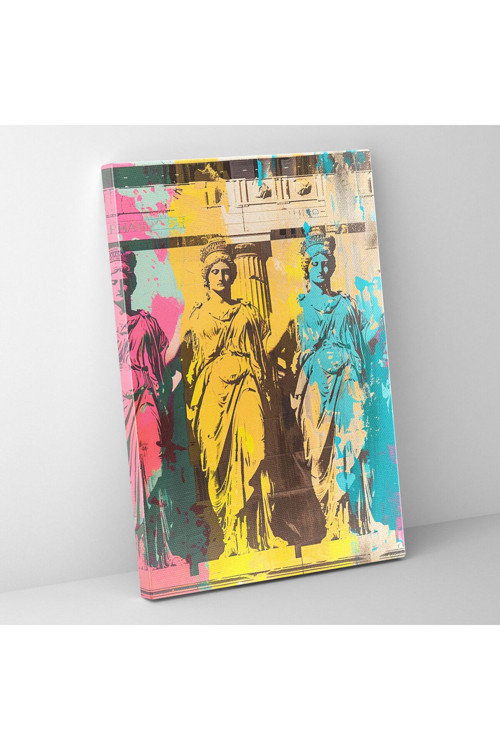Yunan Heykelleri Kanvas Tablo, Klasisizm Ve Popart, Kanvas Tablo, Duvar Dekorasyonu
