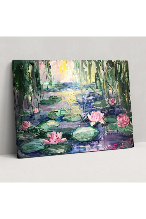 Claude Monet Kanvas Tablo, Nilüferler Duvar Tablosu, Claude Monet, Kanvas Tablo, Duvar Tablosu