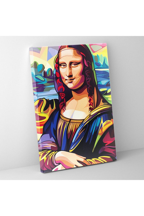 Mona Lisa Remix Kanvas Tablo - Klasisizm ve Popart, Kanvas Tablo, Kanvas Tablo, Duvar Tablosu