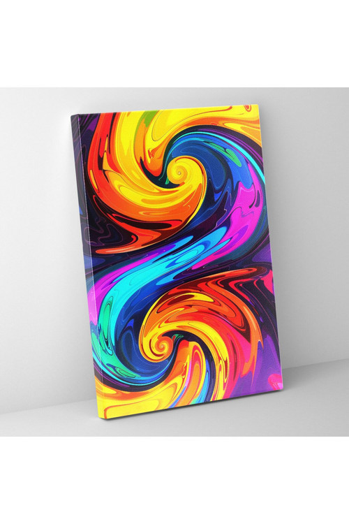 Andy Warhol Psychedelic Swirls Kanvas Tablo, Andy Warhol, Kanvas Tablo, Duvar Dekorasyonu
