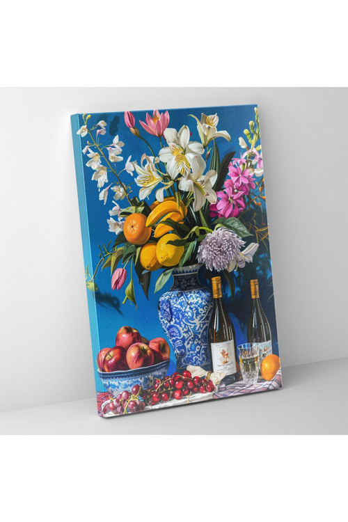 Natürmort Pop Art Kanvas Tablo, Klasisizm Ve Popart, Kanvas Tablo, Ev Dekorasyonu