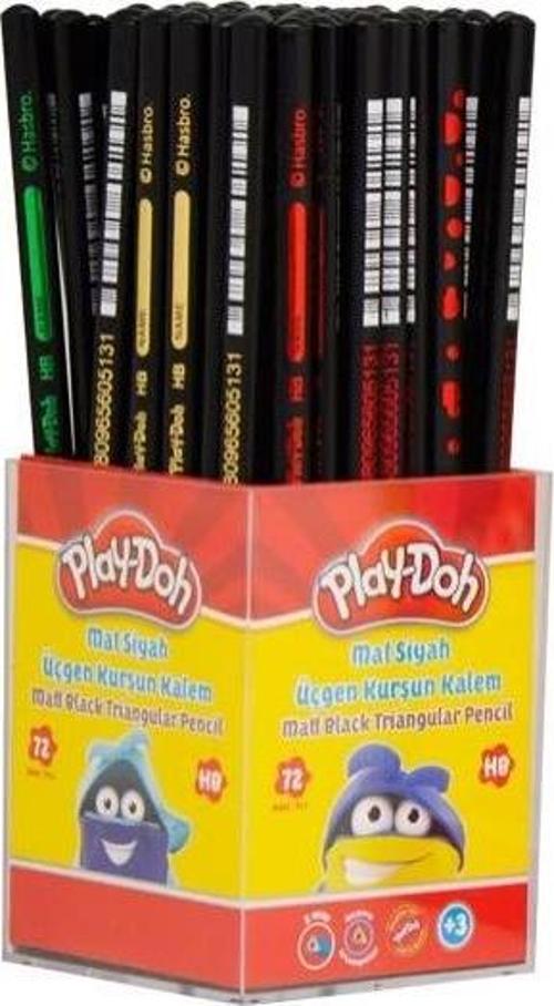 Kurşun Kalem Mat Üçgen Hb Uç Play-Kk005 (72 Li Paket)