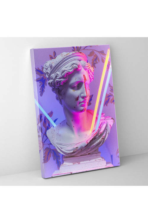Neoklasik Pop Art Duvar Tablosu, Klasisizm ve Popart, Ev Dekorasyonu, Kanvas Tablo
